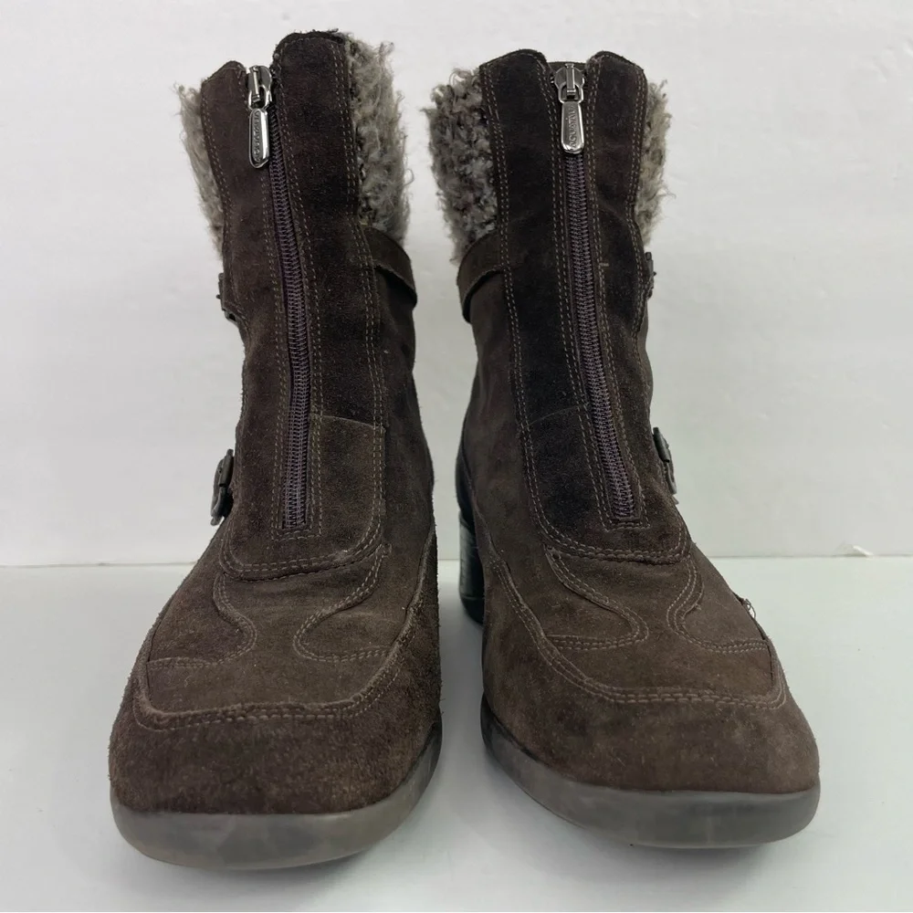 Aquatalia Brown Suede‎ Winter Boots
